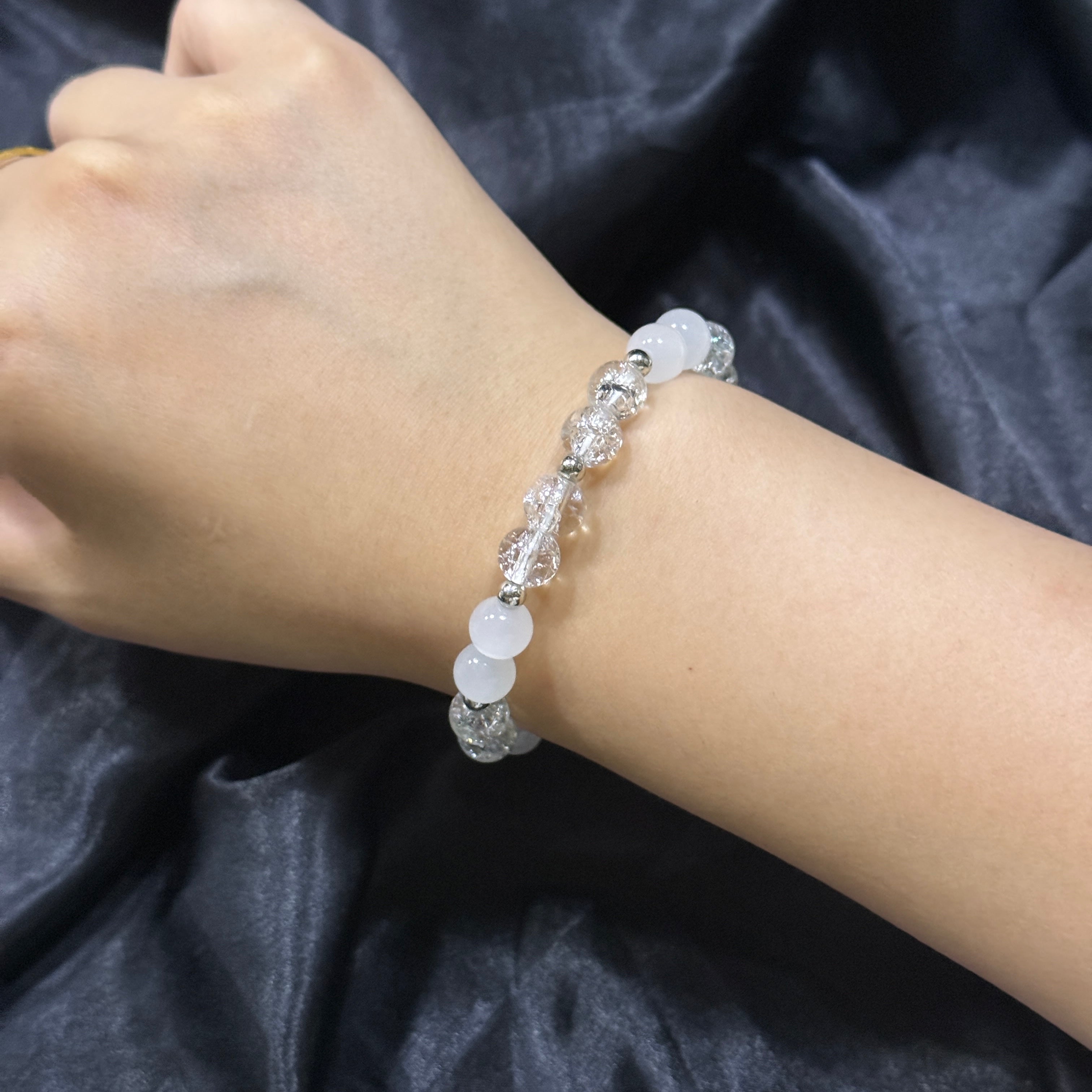 Lucky Cat Pearl Bracelet Bow Pendant Bracelet