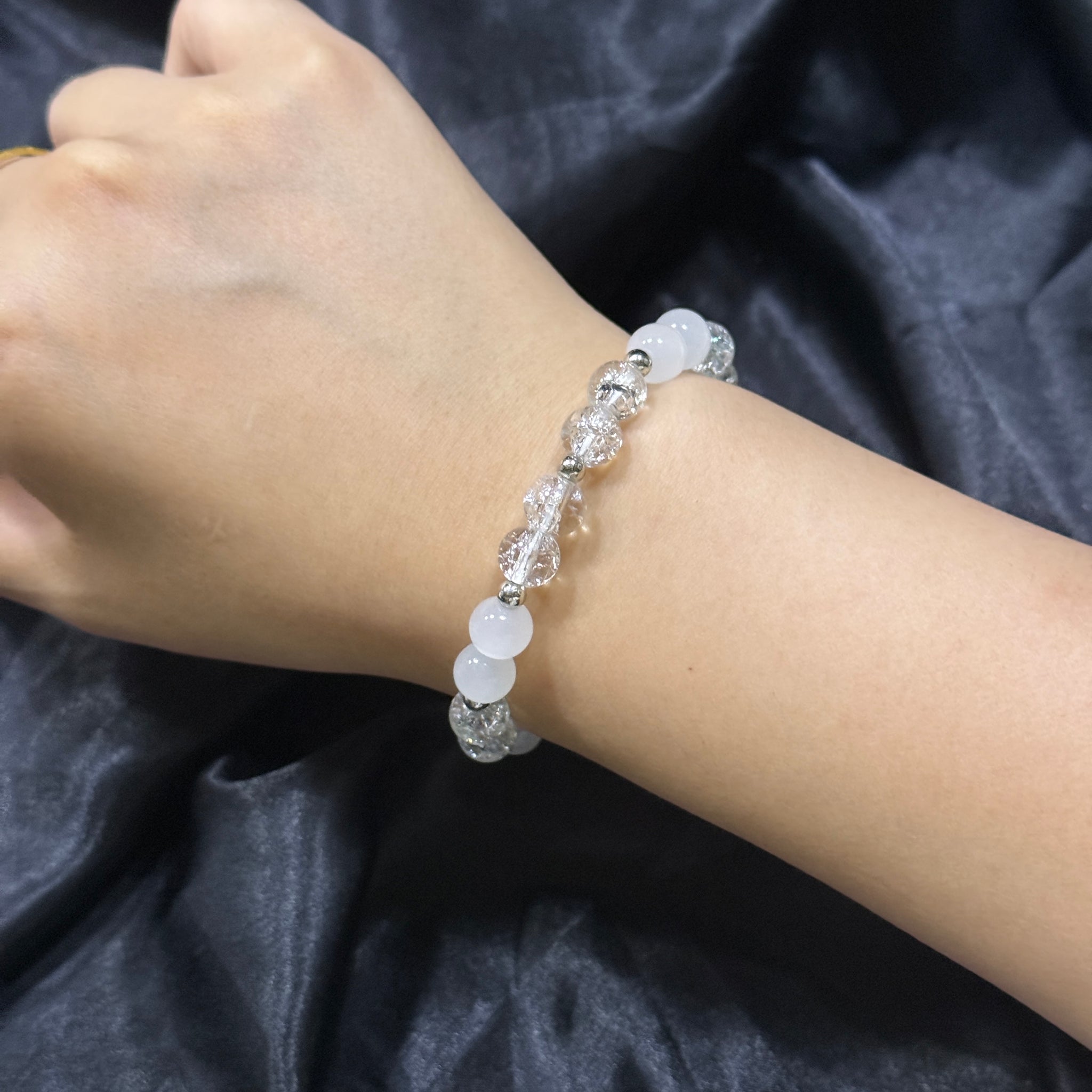 Lucky Cat Pearl Bracelet Bow Pendant Bracelet