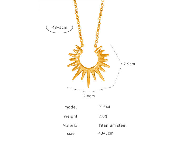 Minimalist Adjustable Titanium Steel Necklace | 7.8g Lightweight 43+5cm Extension Design